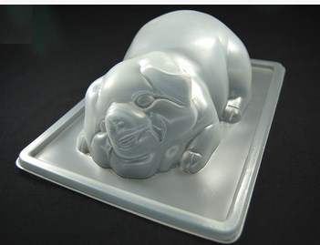 Baking tools PP -shaped jelly mold/chocolate mold/annual cake mold/golden pig hug