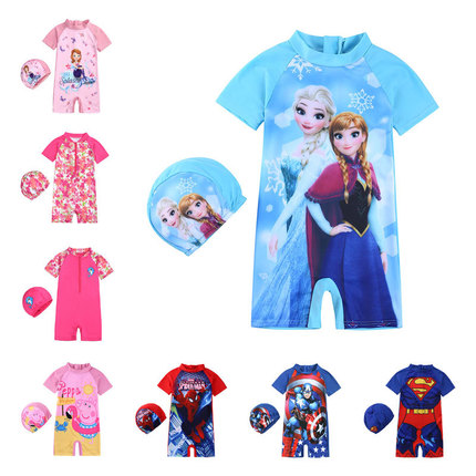 Children's swimsuit Boys, girls, swimsuit children's sunscreen, dry -drying baby swimsuit European and American foreign trade
