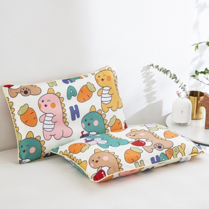 Cotton pillowcase, cartoon detachable soft breathable pillow, wholesale