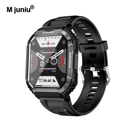 M juniu Cross-border V50 smart watch supports heart rate, blood pressure, blood oxygen multi-sport mode message reminder