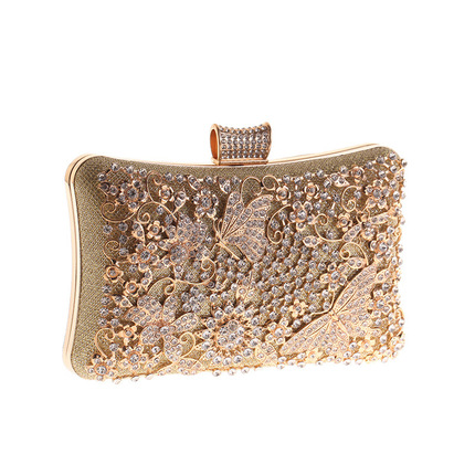 Polyurethane hand loop bag, shoulder bag, evening dress, small clutch bag, European style, food bag